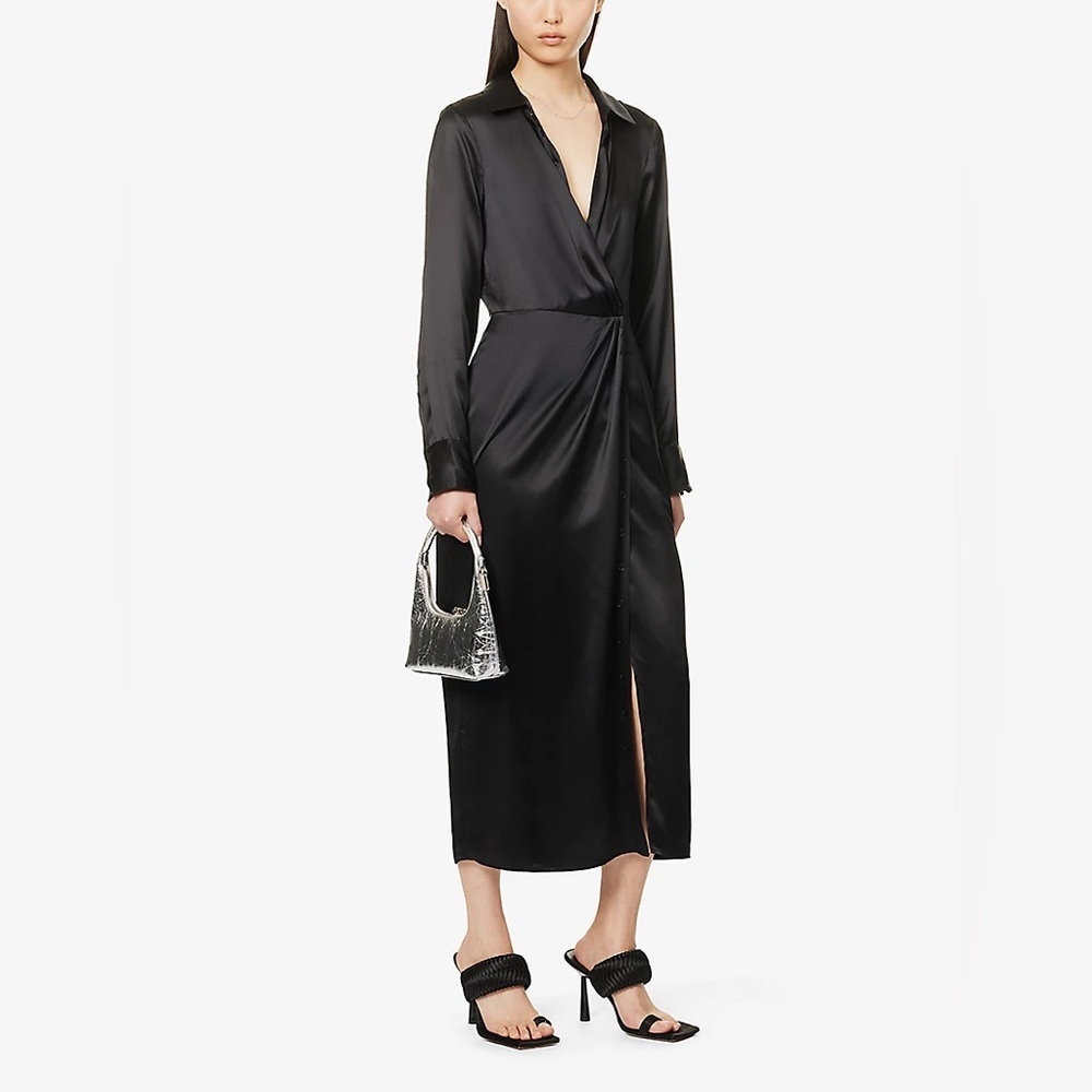 Reformation Lyon Silk Dress